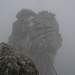 Klettersteig im Nebel