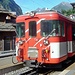 Ankunft mit der Mutter Gottes Bahn (Matterhorn Gotthard Bahn) in Stalden