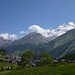 Blick auf Saas Fee.