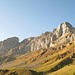 Die Eggstöcke, das Klettersteigparadies der Zentralschweiz (www.klettersteige.ch) - vlnr: Hinterer-, Mittlerer- und Vorderer-Eggstock, ganz rechts noch der Leitereggstock