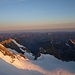 Die Morgensonne beluchtet die Bergwelt um Kandersteg