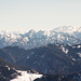 24.02.08: Blick über's Sonntagshorn in die Berchtesgadener Alpen und in die Steinberge.