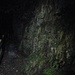Unterhalb St. Iddaburg - Felswand als Highlight im Schein der Stirnlampe
