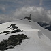 Gobba di Rollin - Rückblick vom Punkt 3.895 zum Gipfel.