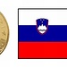 Der Triglav ist ein Nationalsymbol Sloweniens, so ist der Berg auf der 50 Cent Münze sowie in der Flagge abgedildet.
