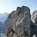 über die nordseitige Abbruchkante vom nördl. Karwendekopf kann man auch abseilen
