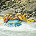 Peru Trip 2003- River Rafting auf einem wilden Bergfluss in Peru