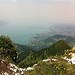 Ausstieg vom Klettersteig mit Blick auf den Genfer See.