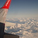 Auf dem Rückflug von Funchal nach Zürich. Die Alpen aus dem Flugzeug fotografiert. Ich bin mir nicht sicher, ob dies der Mont Blanc ist. Weiss es jemand?