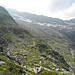 parte superiore della Val Tomeo vista dal valico Q2156