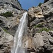 Der Einstieg beim Wasserfall