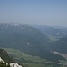 Dort unten in Oberau ging's los. 1400Hm und 2:45Std später am Bischof 2033m
