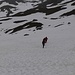 ab ca. 2300m marschierten wir über die ersten grossen Schneefelder