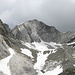 Cima Bianca Grande (Hohe Weiße, 3278 m). Si intravedono l’omone e la croce di vetta.
