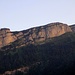 ... bei schönstem Wetter 2;
im Bild die Felsabbrüche der Alp Sigel