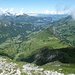 Blick auf's untere Diemtigtal, Simmental u. Thunersee