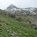 im Aufstieg W-Grat Corona di Retorta mit Uebergang kurz vor Absatz, ca 2600m