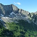 Tome-Spluga, Uebergang 224m, Blick nach S, Cima di Broglio 2385m, NNW Grat Uebergangsstelle 2115m, Weg der zum Paso del Cocco führt