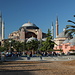 29.06.2012. In Istanbul. - Während eines Aufenthalts auf der Anreise per Flugzeug: Blick zur Ayasofya (Hagia Sophia), früher byzantinische Kirche, spätere Moschee, heute Museum. 
