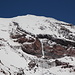 02.07.2012. Im Aufstieg zwischen Lager 1 und 2 (Akklimatisierungstour) - Blick über die Südflanke in Richtung Gipfel des Büyük Ağrı Dağı / Großer Ararat (5.137 m).