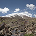 04.07.2012. Im Abstieg vom Lager 1. - Rückblick zum Ararat. Der Gipfel ist jetzt tatsächlich wolkenfrei, allerdings nur für wenige Minuten.