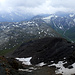La cresta che scende dal Surparè allo Stallerberg, a destra in alto l' alta valle di Juf