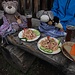 Bei Weißbier und Wurstsalat auf der Alpe Jägerhütte. Schöner könnte ein Tag eigentlich nicht sein, als der heutige....