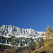 Blick von der Wegscheid-Niederalm zurück zum Gipfelgrat