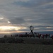 Der berühmte Globus am Nordkap mit vielen Besuchern aus aller Welt