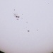 Die Sonnenflecken am 12.07.2012 um 18.49 Uhr in Vergrößerung