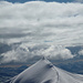 Ein Gipfel in den Wolken – Blick zum Kebnekaise Sydtoppen