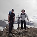 Lars und Matze mit dem Gipfelkreuz