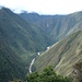 Berglandschaft bei Machu Pichu - unten der Urabamba River