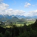 Schöner Blick in die Tannheimer Berge