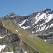 Gipfel Rappenstein - Ausblick in Richtung der höchsten Gipfel Liechtensteins.