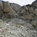 Abstieg über die Leiter vom Pas de Chèvrers 2855 m zur Seitenmoräne des Glacier de Cheilon