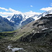 Rückblick auf den Aufstiegsweg von Arolla zur Hütte