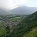Blick über Haldenstein und Chur zum Dreibündenstein