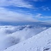 Wolkenmeer im Anfstieg auf Normalerweg zum Großglockner,3798m. 