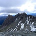 Freiwandspitze(2917m)-links und Fanotkogel(2906m), mit der Abstieg von Studlhutte(2800m) zur Lucknerhutte(2241m) ins Kodnitztal.