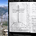 Galenhorn: Gipfelkreuz  und  Gipfelbuch