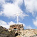 La croce di vetta del Pizzo Barone (2864 m)