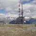 Die Antennenanlage auf dem Gipfel