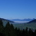 Eggerstanden und Rheintal im Nebel