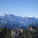 Blick auf den Kamm des Westlichen Alpsteins, welcher in diesem Teil eine schöne und unschwierige Gratwanderung bietet