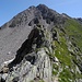 Rückblick über die Schneid zur Ahornspitze mit ihren zwei Gipfeln