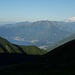 morgentlicher Blick auf den Lago Maggiore und die Monte Rosa