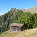 Kleine Hütte auf dem Weg von der Fane Alm zur Stin Alm