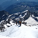 Abstieg von der Parrotspitze 4432 m zum Seserjoch 4296 m