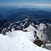 Abstieg (Nordostgrat) von der Parrotspitze 4432 m zum Seserjoch 4296 m<br />(Blick nach Südwesten)